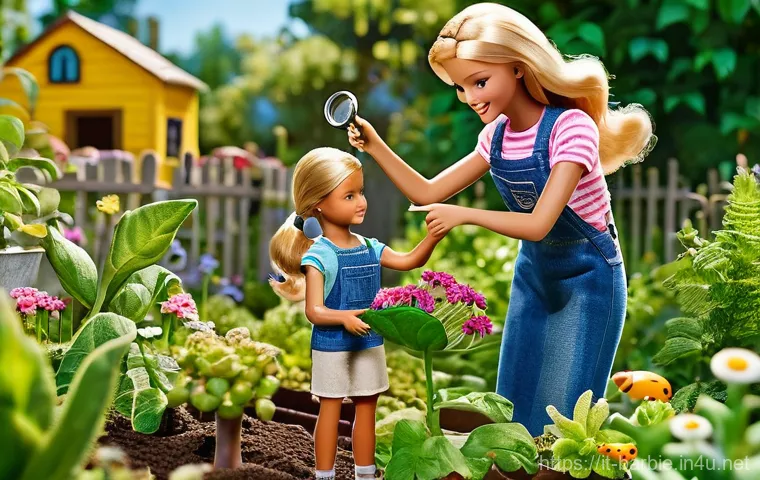 바비와 자연보호 캠페인 - **Prompt 1: Barbie's Commitment to Recycled Materials and a Sustainable Future**
    A modern Barbie...